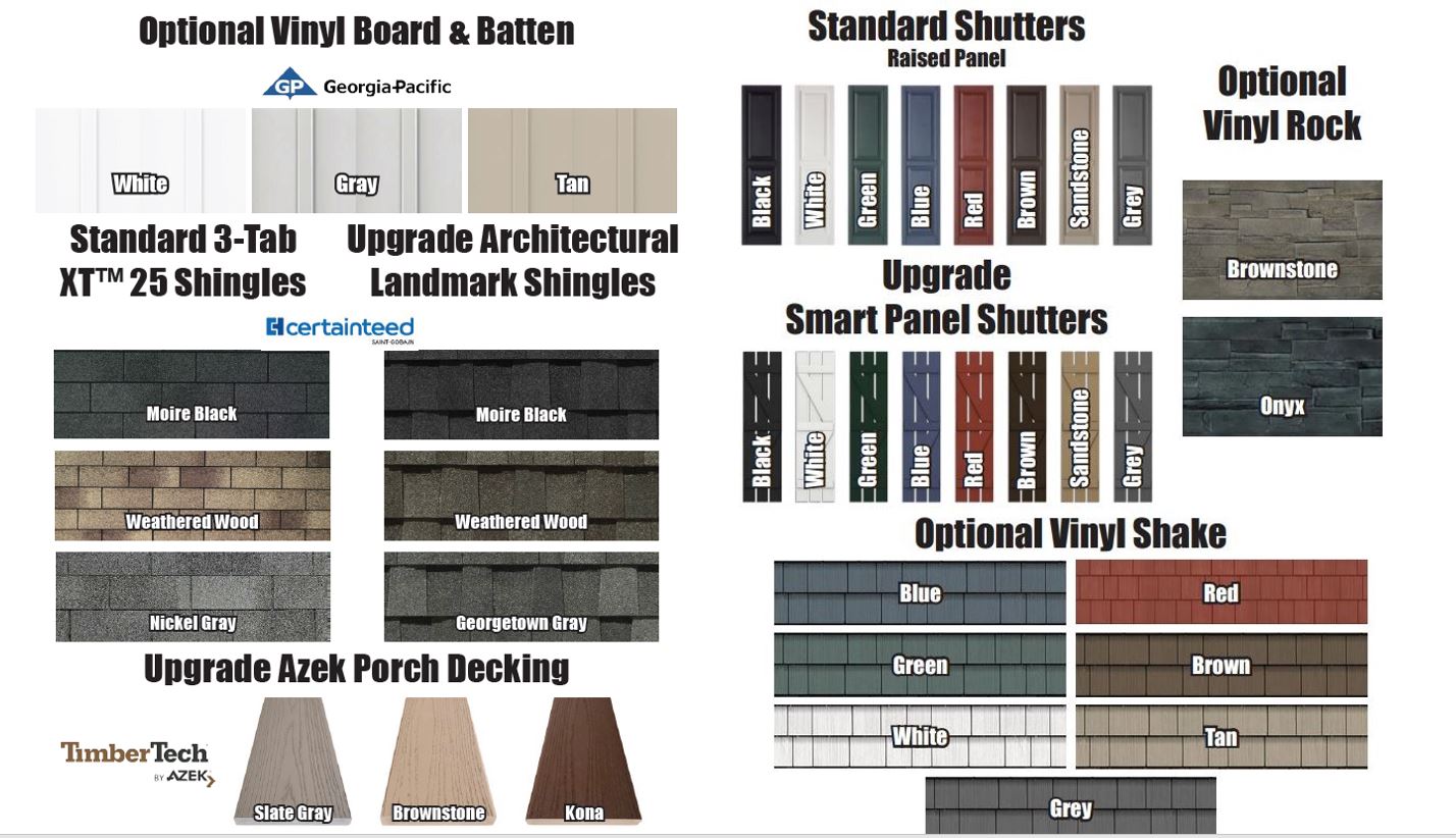 24 Decor - Ext, Shingles, Shutters, etc.