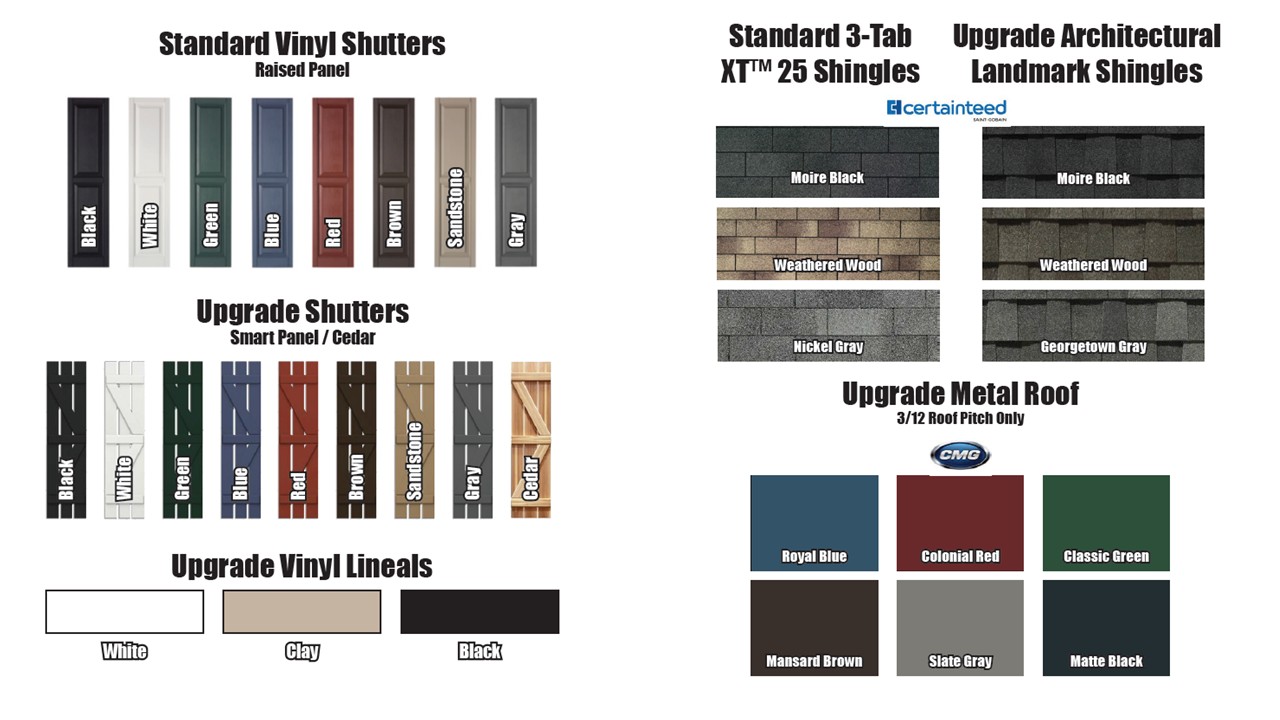Shutters Shingles 1 24 Decor - Ext, Shingles, Shutters, etc.